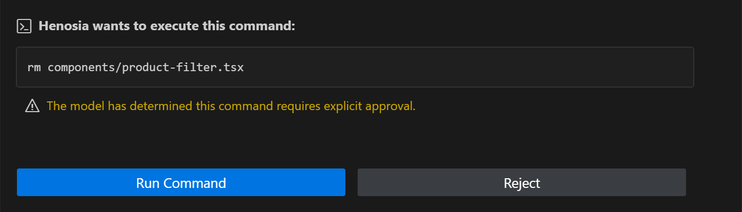 A close up of what the Compare button looks like when activated.