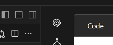 Image of the select icon as it is placed between the two views.